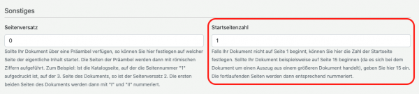 Startseitenzahl OXOMI Dokument
