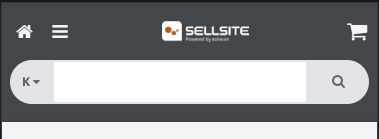 Suchfeld in der mobilen SellSite-Ansicht